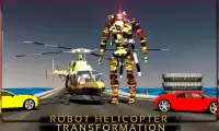 helicóptero robô transformação Screen Shot 5