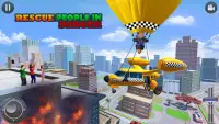 Flying Taxi Simulator: Air Balloon Taxi Driving 3D Screen Shot 2