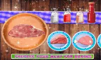 Game Memasak Makanan Panggang: Dapur Master Chef Screen Shot 3