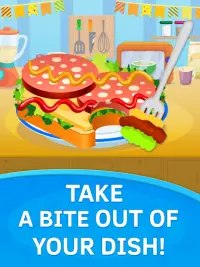 Baby kitchen game Burger Chef Screen Shot 2