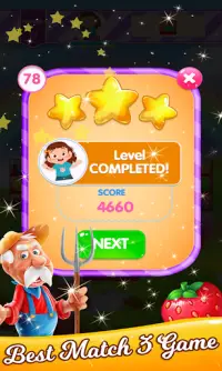 Pop Fruit Jelly Candy Match Three Game Free Screen Shot 2