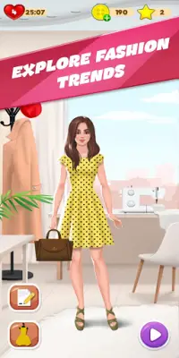 Tailor's lines - free fashion game simulator Screen Shot 1