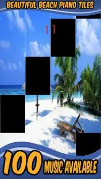 Beautiful Beach Piano Tiles Screen Shot 2