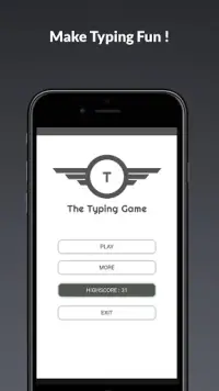 The Typing Game Screen Shot 0