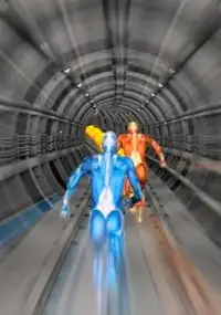 Subway Ninja Ranger Run Screen Shot 1