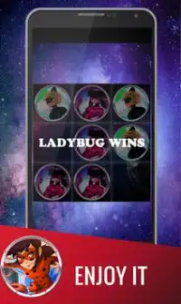 Ladybug vs Cat Noir TicTacToe Screen Shot 4