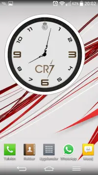 Cristiano Ronaldo Widget Clock Screen Shot 2