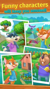 Animal Village / match-3 game Screen Shot 3