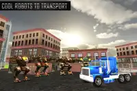 रोबोट कार ट्रांसपोर्टर ट्रक Screen Shot 3