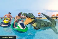 Angry Crocodile Family Simulator: Crocodile Attack Screen Shot 5