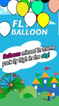 Fly balloon : Rise up deams - Very easy tap game Screen Shot 0