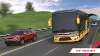 Highway Bus Racing- Автобус Вождение Игра Screen Shot 2