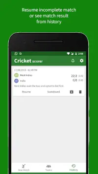 Cricket Scorer Screen Shot 4