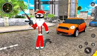 Santa Stickman City Hero - Mafia Crime Simulator Screen Shot 0
