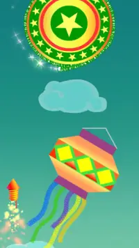 Diwali Rockets - Fun Casual Arcade Festival Game Screen Shot 0