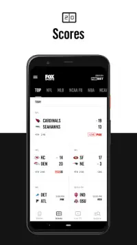 FOX Sports: Latest Stories, Scores & Events Screen Shot 3
