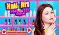 Nail Art Makeover Salon:Giochi di moda per ragazze Screen Shot 0