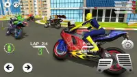 Infinity Superhero Moto GTR Stunt Racing 2018 Screen Shot 2