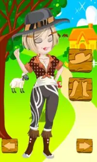 किसान लड़की ड्रेस अप खेल Screen Shot 2