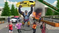 City Smasher Angry Gorilla Simulator:Jogo de fúria Screen Shot 2