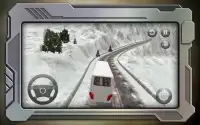 Offroad Bus Parking: Uphill Snow Tracks Driving 3D Screen Shot 3