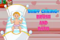 Baby Caring : Brush and Bath Screen Shot 0