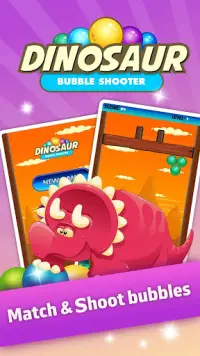 Dino Bubble Shooter Screen Shot 1