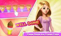 Long Hair Princess Ice Cream Maker Game Screen Shot 2