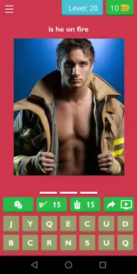 Hot Guys Photo & Pose Quiz Screen Shot 5