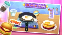 Yummy  Hamburger Cooking Game Screen Shot 1
