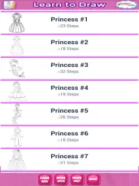 Easy Draw: Learn How to Draw a Princesses & Queens Screen Shot 11