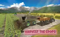 Настоящий тракторный симулятор 18 Сбор урожая Screen Shot 0