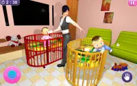 Gerçek ikiz bebek simülatörü Screen Shot 1