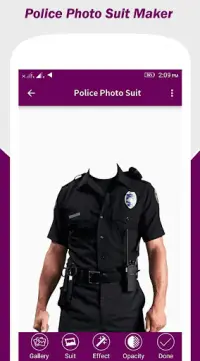 Police Photo Suit Screen Shot 2