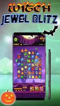 Witch Jewels Legend - Gems Match King Quest Screen Shot 2