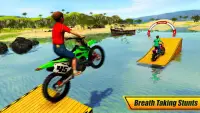 Kinder Wasser Surfen Motorrad Race - Strand Fahren Screen Shot 14