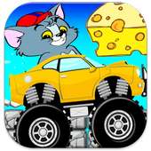 Turbo Fast Car Tom and Jerry Racing