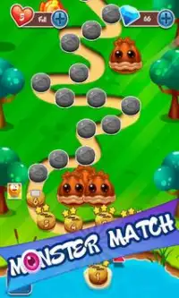 Monster Legends Jam - Kids Match 3 Puzzle Swap Screen Shot 2