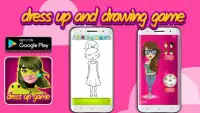 girls game - ladybug game dress up game Screen Shot 5