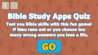 Bible Study Apps Quiz Screen Shot 0