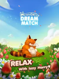 Lazy Cat Dream Match - Un match 3 fun et agréable Screen Shot 11