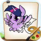 Coloring My Little Pony