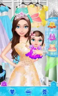 Ice Princess: Frozen Baby Care Screen Shot 1