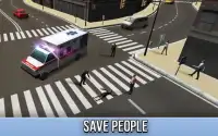 Ambulance City Drive Simulator Screen Shot 1