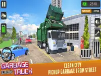 truk sampah mengemudi simulator dumping game Screen Shot 6