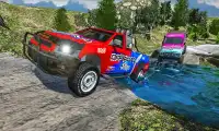 Pickup Jeep Truck Sim 2018: camion tout terrain Screen Shot 0