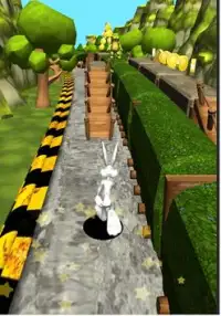 subway free bunny banana jungle run adventure Screen Shot 1