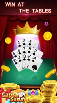 Capsa Susun poker game Screen Shot 0