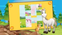 Kids Horses Slide Puzzle Free Screen Shot 6