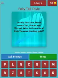 Fairy Tail Trivia Screen Shot 6